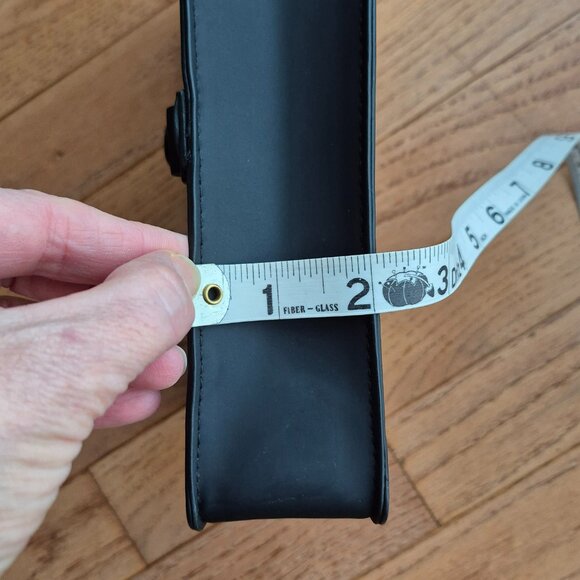 DIOR Bee Pouch Makeup Case Organizer Bag Black Lined Lobster Closure - Picture 12 of 13